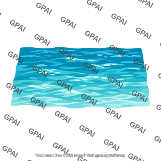 Blue green ocean water