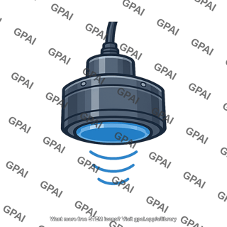 Echo sounder transducer unit