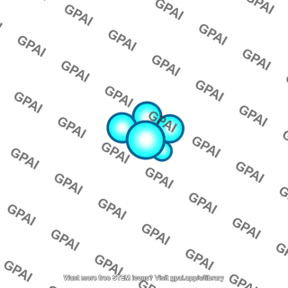 Blue bubble cluster