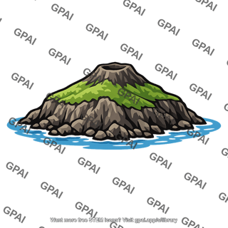 Volcanic island