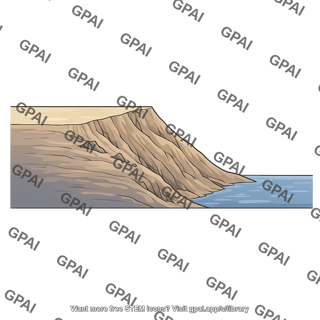 Coastal cliff