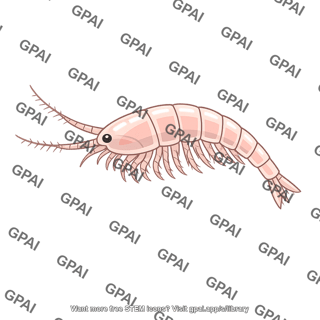 Microscopic shrimplike zooplankton