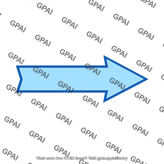 Ice flow arrow