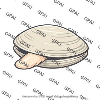 Clam with foot