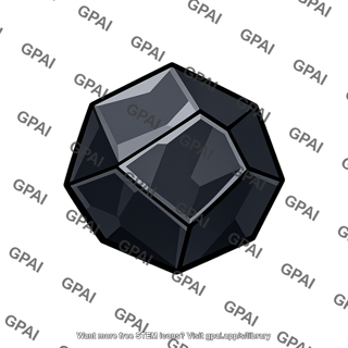 Magnetite crystal
