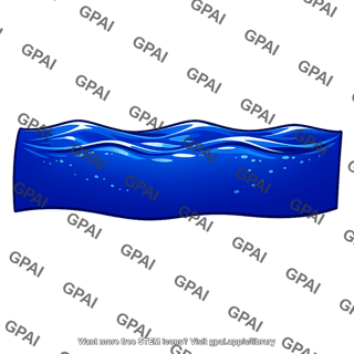 Indigo blue ocean water