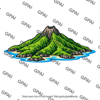 Volcanic island