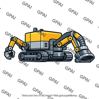 Deep ocean seafloor mining operation