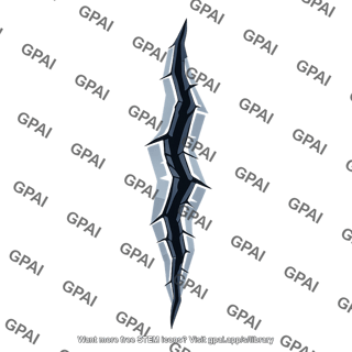 Jagged crack