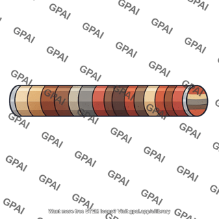 Sea floor sediment core