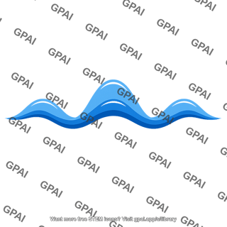 Stylized water wave