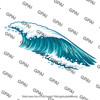 Wave breaking oblique