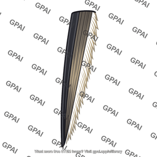 Baleen slat