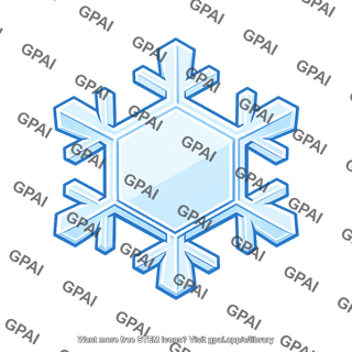 Ice crystal hexagonal