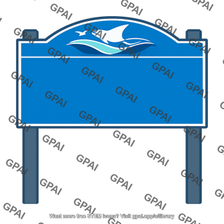 Marine sanctuary sign