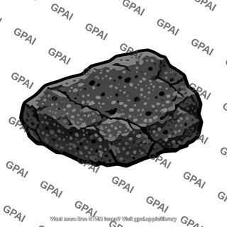 Volcanic rock fragment