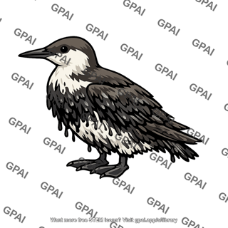 Seabird oiled