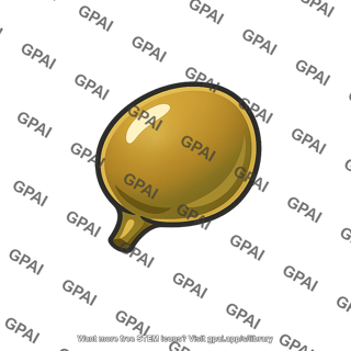 Marine macroalga gas filled float