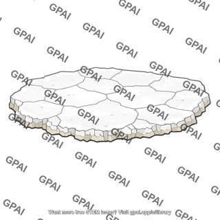 Evaporite mineral crust