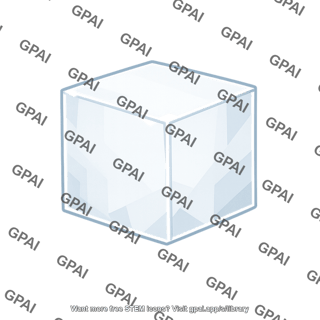 Sodium chloride crystal