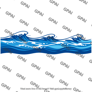 Ocean with foam
