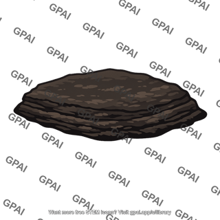Organic carbon deposit
