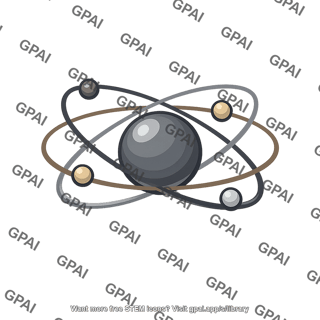 Stylized atom