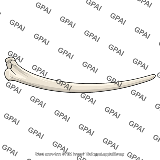 Lower jaw baleen whale