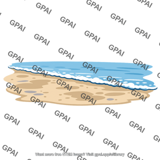 Low tide shoreline