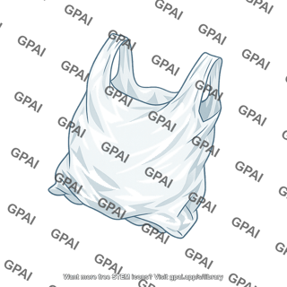 Plastic shopping bag