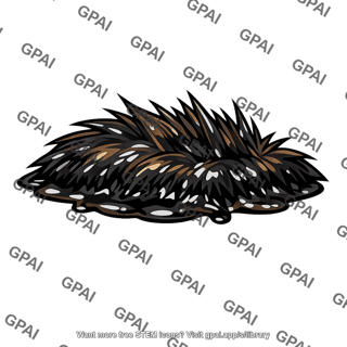 Fur oil coated