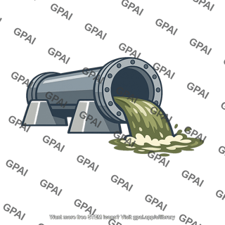 Waste disposal outfall