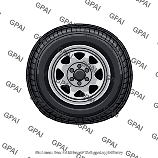 Tire inflated