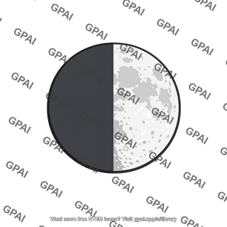 First quarter moon