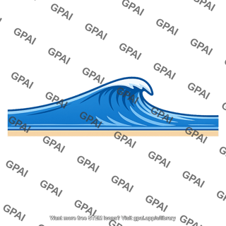 Shallow water wave shoaled