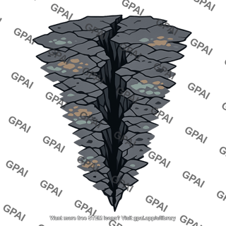 Rock fissure