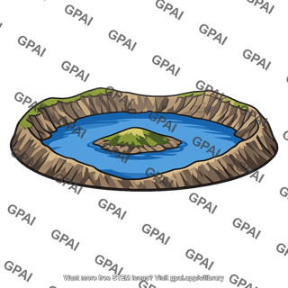 Crater lake