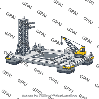 Floating launching pad