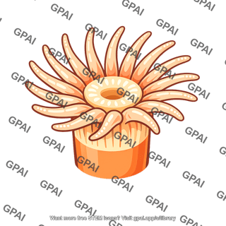 Coral polyp stinging