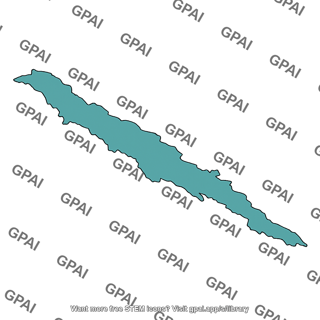 Elongated lake