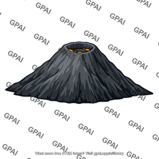 Volcano cone