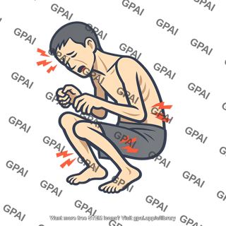 Victim of minamata disease