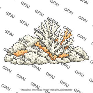 Deep water coral reef