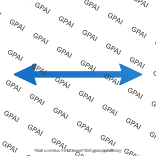 Double headed arrow