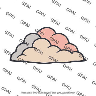 Stylized cloud