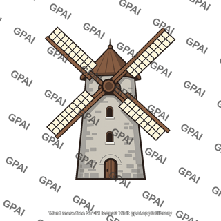 Traditional windmill