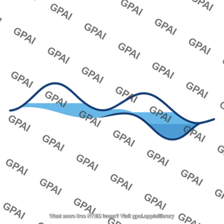 Blue water wave