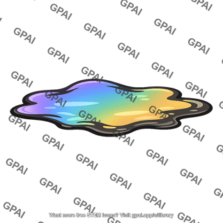 Surface oil slick