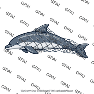 Dolphin entangled