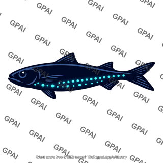 Bioluminescent deep water nekton